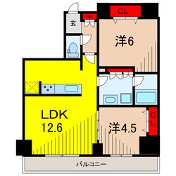 フュージョナル北綾瀬の物件間取画像